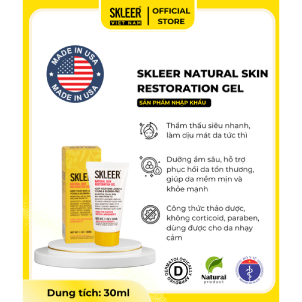Skleer Natural Skin Restoration Gel 30ml